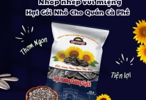 Hạt hướng dương túi 50g Gia Long – Giải pháp tiện lợi dành cho quán cà phê hiện đại