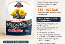 100G HẠT HƯỚNG DƯƠNG BAO NHIÊU CALO? ĂN HẠT HƯỚNG DƯƠNG CÓ BÉO KHÔNG?