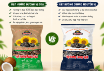 Hạt Hướng Dương Vị Dừa Khác Gì Hạt Hướng Dương Nguyên Vị? Nên Chọn Loại Nào?