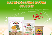 Combo túi xanh hạt bí – hạt dẻ – hướng dương Gia Long: Lựa chọn trọn vị cho khách hàng hiện đại