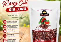 HẠT DƯA RANG CỦI GIA LONG – TÚI 250G TIỆN LỢI, GIỮ TRỌN HƯƠNG VỊ TRUYỀN THỐNG