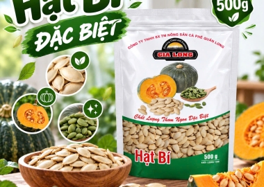 Hạt Bí Gia Long 500g – Mẫu Hạt Bí Được Ưa Chuộng Cho Gia Đình Và Cửa Hàng