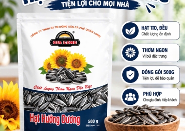 Hạt Hướng Dương Gia Long 500g – Tiện Lợi, Nhận Sỉ Lẻ Toàn Quốc