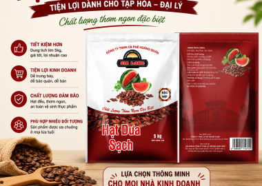 Hạt Dưa Sạch 5KG GIA LONG – Giải Pháp Tiện Lợi Dành Cho Tạp Hóa Và Đại Lý