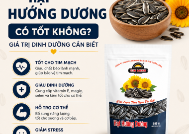 Hạt Hướng Dương Có Tốt Không? Giá Trị Dinh Dưỡng Cần Biết