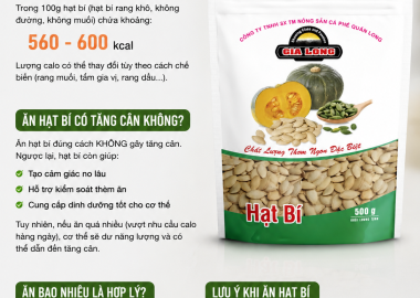 Hạt Bí Bao Nhiêu Calo? Ăn Hạt Bí Có Tăng Cân Không?
