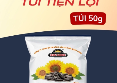 Hạt hướng dương sạch túi 50g Gia Long – Sản phẩm đặc biệt cho cuộc sống hiện đại