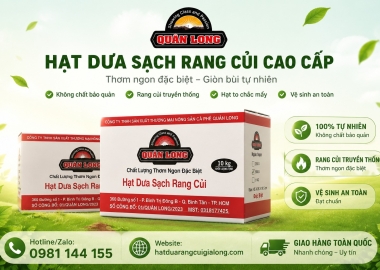 Quy Cách Đóng Gói Thùng Hạt Dưa Gia Long – Chỉnh Chu Trong Từng Sản Phẩm