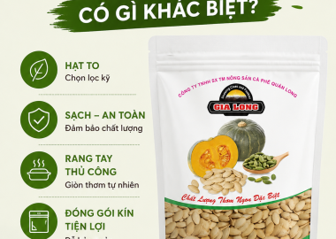 Hạt Bí Gia Long Có Gì Khác Biệt? Những Điểm Nổi Bật Khi Lựa Chọn Hạt Bí Đóng Gói