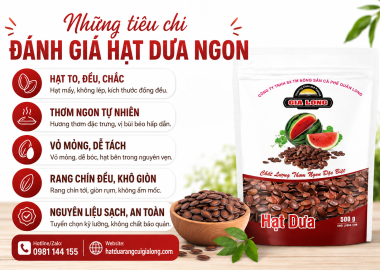 Những Tiêu Chí Đánh Giá Hạt Dưa Ngon