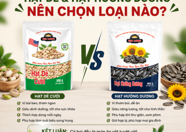 Hạt Dẻ Và Hạt Hướng Dương – Nên Chọn Loại Nào?