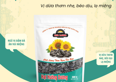Hạt hướng dương ngũ vị Gia Long – Hương vị đậm đà cho trải nghiệm ăn vặt trọn vẹn