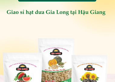 Giao sỉ hạt dưa Gia Long tại Hậu Giang