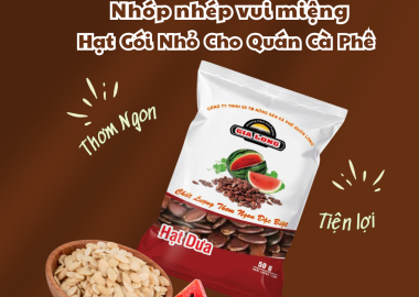Hạt dưa túi 50g Gia Long – Giải pháp tiện lợi cho quán cà phê hiện đại