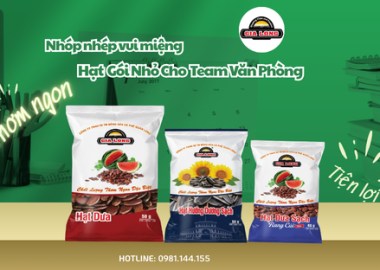 Hạt Dưa Gia Long túi nhỏ 50g – Giải pháp ăn vặt tiện lợi cho cuộc sống hiện đại