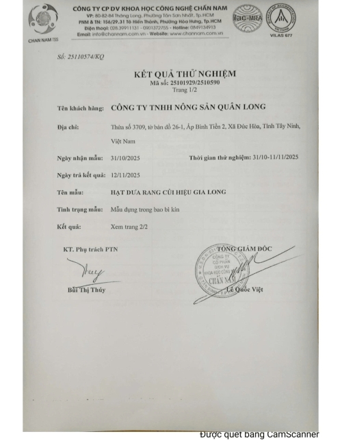 BẢN TỰ CÔNG BỐ HẠT DƯA