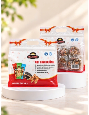 Bánh thanh gạo lứt túi 500g 